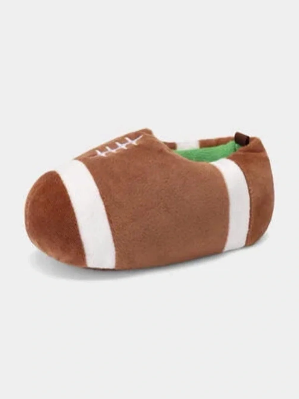 Carter's Plush Football Kids Slippers - Brown & White